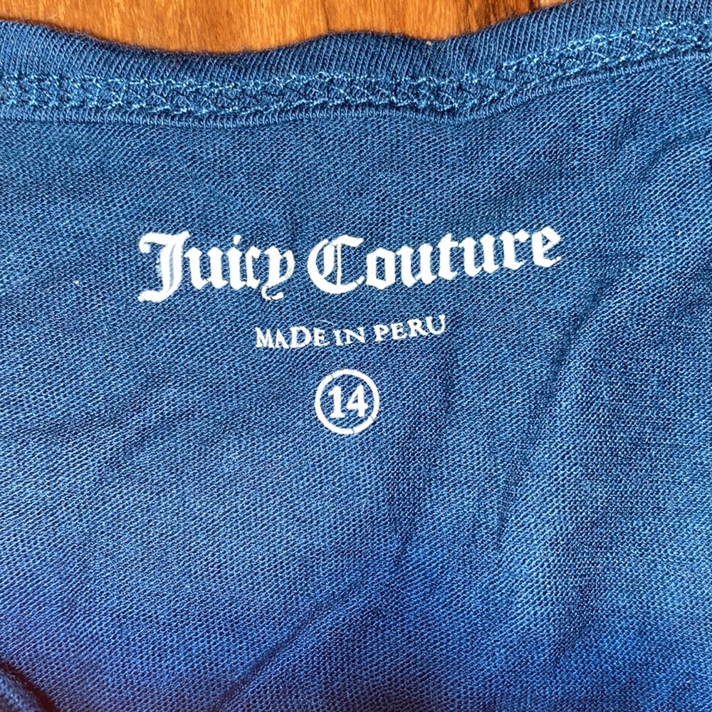 NWOT~MATCHING SET VELOUR JUICY COUTURE - GIRLS 12 - Picture 5 of 8